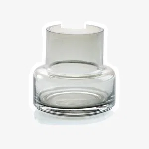 My Furniture Small Black Glass Vase