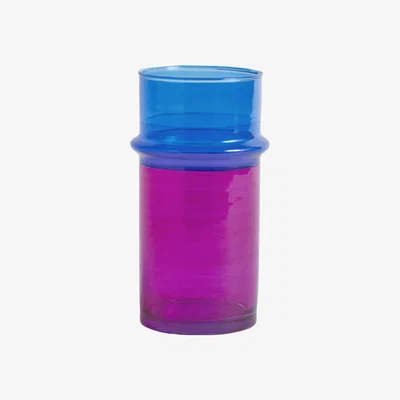 Made in Design Moroccan Small Vase - / Ø 9.5 x H 20.5 cm by Hay Blue/Pink