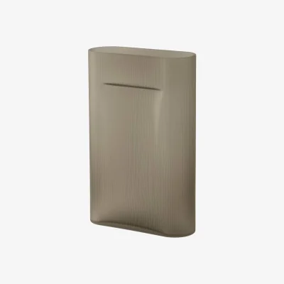 Made in Design Ridge Vase glass brown / W 31 x H 48.5 cm - Muuto