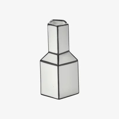 Made in Design Carte Blanche Vase ceramic white / Medium - Ø 6.3 x H 12 cm - Serax