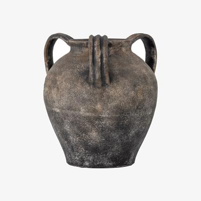 Made in Design Cuma Vase ceramic brown / Weathered-effect terracotta - Ø 27 x H 30 cm - Bloomingville