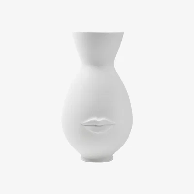 Made in Design Mr. & Mrs. Reversible Vase by Jonathan Adler White