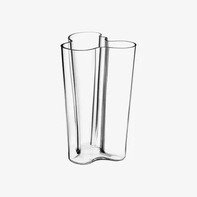 Made in Design Aalto Vase by Iittala Transparent