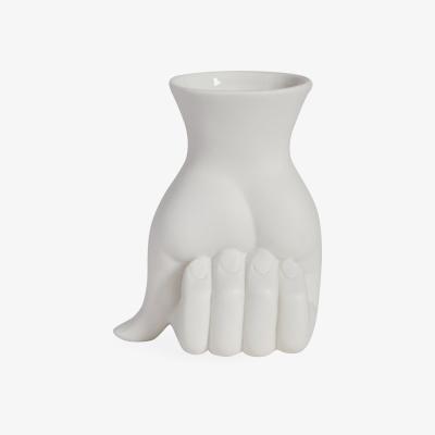 Made in Design Marcel Vase - / Clenched fist by Jonathan Adler White