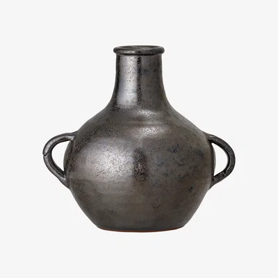 Made in Design Vase - / Terracotta by Bloomingville Black