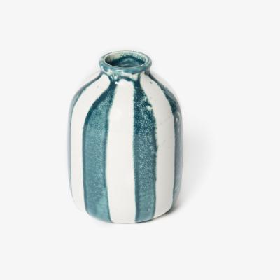 Made in Design Riviera Small Vase - / H 14 cm by Maison Sarah Lavoine Blue