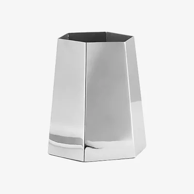 Made in Design Hexa Medium Vase metal / Ø 14 x H 15 cm - Normann Copenhagen