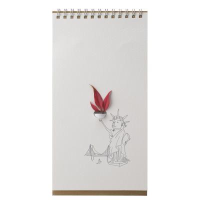 Made in Design Flip Humour Vase - Paper by Pa Design White/Brown