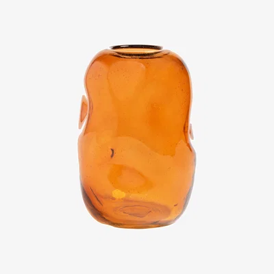 Made in Design Bubble Vase glass orange / Recycled glass - Ø 13 x H 22 cm - & klevering