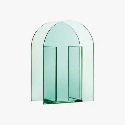 Made in Design Arch Small Vase - / H 20 cm - Glass by & klevering Green
