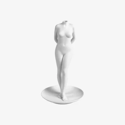 Made in Design LaTimida Vase ceramic white / Trinket bowls - Handmade - Seletti