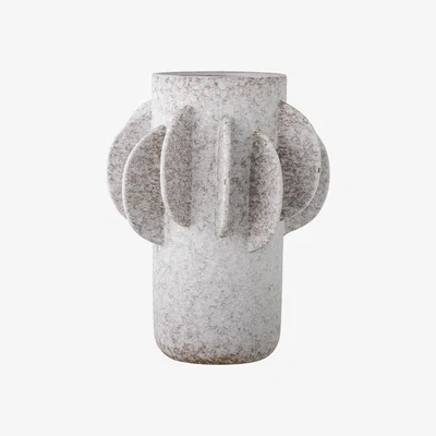 Made in Design Herold Vase - / Ceramic - Ø 18 x H 22 cm by Bloomingville Beige