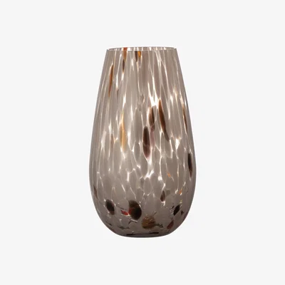 Made in Design Artem Vase glass brown / Ø 14.5 x H 25 cm - Hand-blown glass - Bloomingville