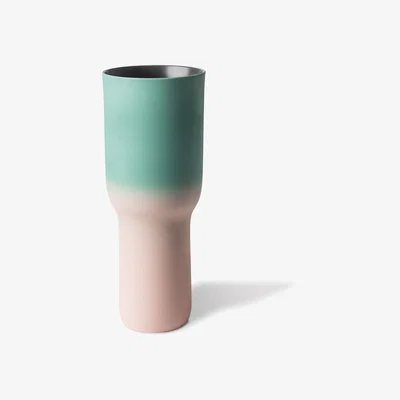 Made in Design Vase Sherbet Small Vase - / Ø 13 x H 37 cm by Pols Potten Pink/Green