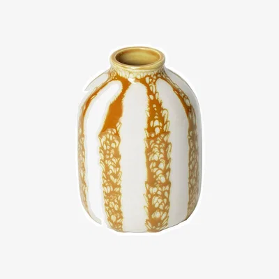 Made in Design Riviera Small Vase ceramic orange / H 14 cm - Maison Sarah Lavoine