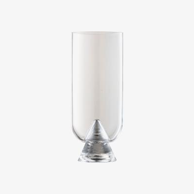 Made in Design Glacies Small Vase - / Ø 7.6 x H 18 cm by AYTM Transparent