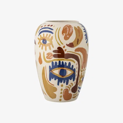 Made in Design Horus Vase ceramic orange / Ø 22 x H 32 cm - Bloomingville