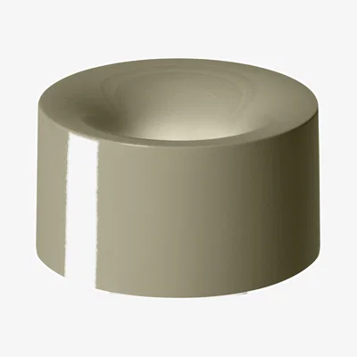 Made in Design Fleur LED Luminous vase glass green / Cordless lamp - Ø 11 x H 24 cm - Foscarini