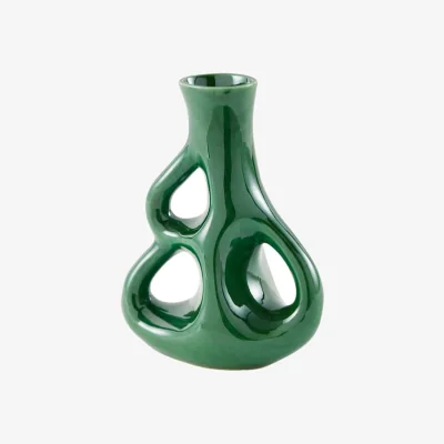 Made in Design Three Ears Small Vase ceramic green / H 21 cm - Pols Potten