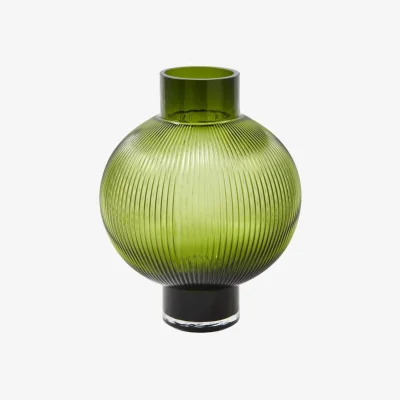 Made in Design Hot Air Balloon Vase glass green / H 30 cm - Pols Potten