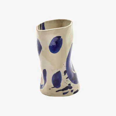 Made in Design Sophia Medium Vase ceramic blue / H 23 cm - Serax