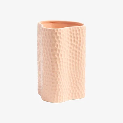 Made in Design Brutal Vase ceramic pink / 13 x 13 x H 20 cm - Ceramic - & klevering