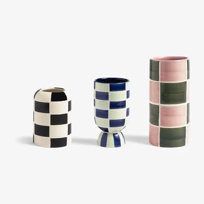 Made in Design Carré Vase - / Set of 3 by & klevering Multicoloured