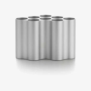 Made in Design Nuage Small Vase - / Bouroullec, 2016 by Vitra Grey/Silver/Metal