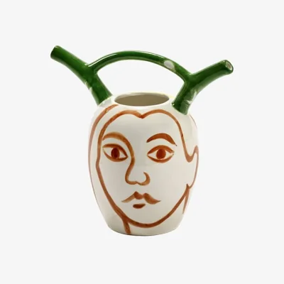 Made in Design Sapote Vase ceramic multicoloured / Small - 21 x 12 x H 20 cm - Serax