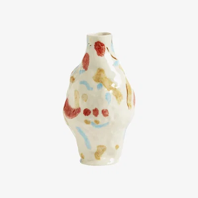 Made in Design Miro Vase - / Hand-made - Sandstone by Hay White/Multicoloured