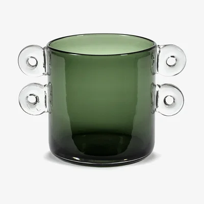 Made in Design Wind & Fire Vase - / Ø 17.5 x H 18 cm by Serax Green