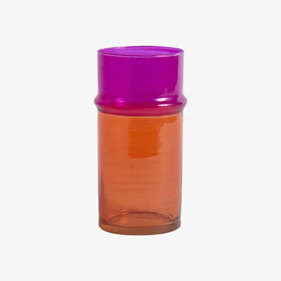 Made in Design Moroccan Small Vase - / Ø 9.5 x H 20.5 cm by Hay Pink/Orange