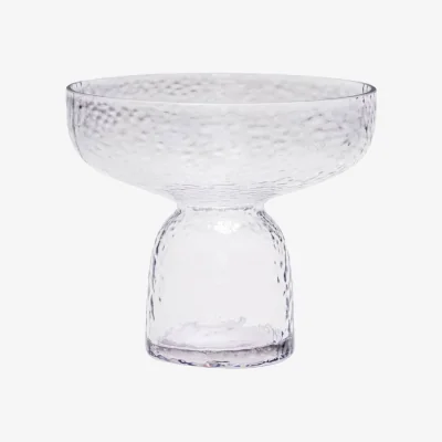 Made in Design Aino Vase glass transparent / Bowl - Ø 22 x H 19 cm - HÜBSCH