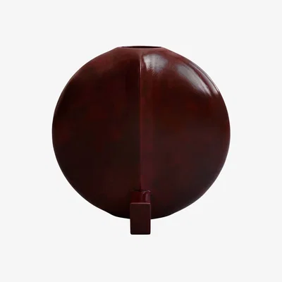 Made in Design Guggenheim Big Vase ceramic purple / Ø 45 cm - 101 COPENHAGEN