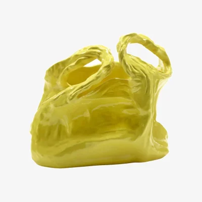 Made in Design Gala Large Vase ceramic yellow - Serax