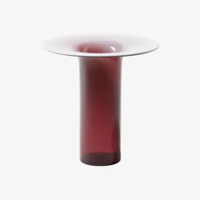 Made in Design Silvan Basso Vase glass purple / Ø 24 x H 25 cm - CASSINA