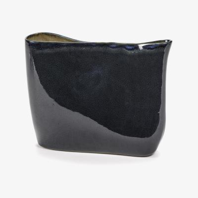 Made in Design Anita Bas Vase - / H 24 cm - Hand-made by Serax Blue