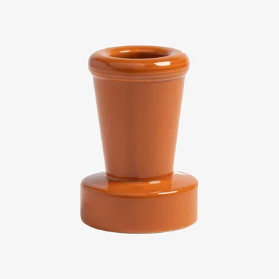 Made in Design Stack Vase ceramic orange / Ø 8.5 x H 12 cm - & klevering