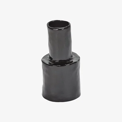 Made in Design Héléna 3 Vase ceramic black / Ø 7 x H 14 cm - Mini - Serax