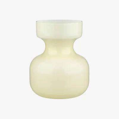 Made in Design Sakki Vase glass beige / Ø 13.2 x H 15.5 cm - Marimekko