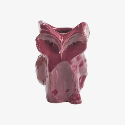 Made in Design After Midnight Owl  Vase ceramic purple / Small - H 23 cm - Serax