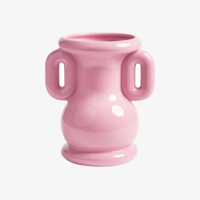Made in Design Amfora Vase ceramic pink / H 26.5 cm - & klevering