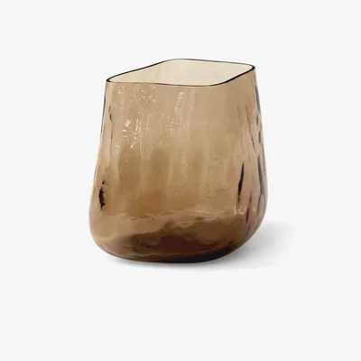 Made in Design Collect SC67 Vase - / H 23 cm - Mouth-blown glass by &tradition Orange/Brown