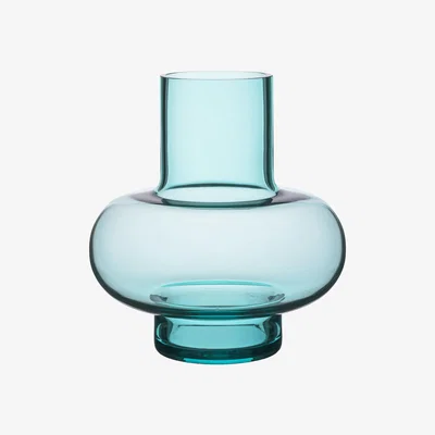 Made in Design Umpu Vase - / Hand-blown glass- Ø 20 x H 20 cm by Marimekko Blue
