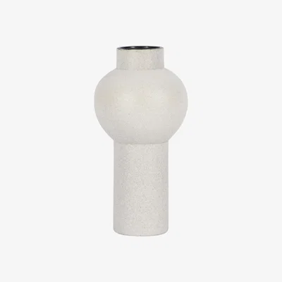Made in Design Tenere Medium Vase - / Ø 15 x H 30 cm - Ceramic by ENOstudio White