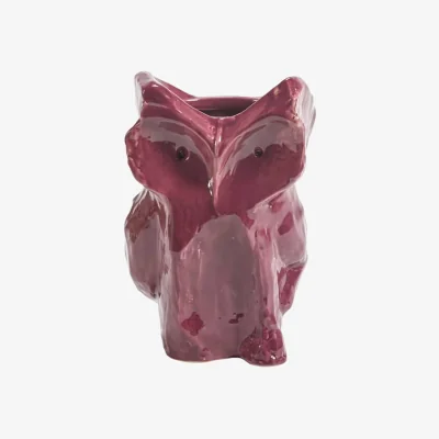 Made in Design After Midnight Owl  Vase ceramic purple / XS - H 12 cm - Serax