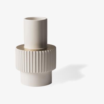 Made in Design Gear Small Vase - / Ø 16 x H 25.5 cm by Pols Potten White