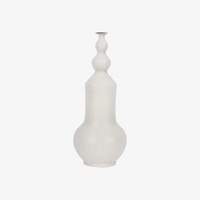 Made in Design Tenere Large Vase - / Ø 17 x H 43 cm - Ceramic by ENOstudio White
