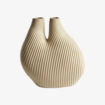 Made in Design W&S - Chamber Vase - / Porcelain by Hay White/Beige