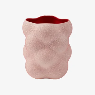 Made in Design Grape Small Vase ceramic red / Ø 24.5 x H 30 cm - Pols Potten